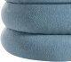 Puf SUMPTER Boucle Niebieski 6