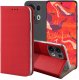 ETUI Z KLAPKĄ DO OPPO RENO13 PRO 5G CZERWONE ZAMYKANE MAGNETYCZNE KABURA 1