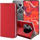 Hello Case ETUI Z KLAPKĄ DO OPPO RENO12 F 4G / 5G / FS 4G / 5G CZERWONE MAGNETYCZNE 1