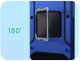 Hello Case Etui Pancerne do Samsung Galaxy S23 (Niebieskie, Plecki, Armor, Ring, Case) 4