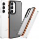 Hello Case Etui Do Samsung Galaxy S23 (Matowe, Pomarańczowa Ramka, Bumper, Plecki) 1