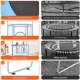 Trampolina mała domowa dla dzieci do domu i ogrodu z siatką 147 cm 5