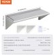 Półka ścienna 30x91 cm stal nierdzewna 113 kg - do kuchni baru hotelu 2