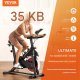 Rowerek treningowy stacjonarny magnetyczny rower do ćwiczeń wyświetlacz LCD 7