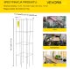 PODPÓRKI TYCZKI DO POMIDORÓW RÓŻ PERGOLA ROŚLIN KWIATY 10 SZT. 12