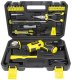 Zestaw narzędzi z wkrętakiem akumulatorym 47el. w walizce 12