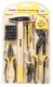Zestaw narzędzi 50el (wkrętak, bity, szczypce, młotek, kombinerki, miarka, worek) 3