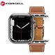 ForCell Pasek do Apple Watch Forcell F-Design FA20 dziurki skóra ekologiczna 42 / 44 / 45 / 49 mm brązowy 2