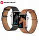 ForCell Pasek do Apple Watch Forcell F-Design FA20 dziurki skóra ekologiczna 42 / 44 / 45 / 49 mm brązowy 6