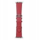Pasek do Apple Watch Forcell F-Design FA20 dziurki skóra ekologiczna 38 / 40 / 41 mm czerwony 3