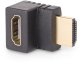 Adapter AV StarTech StarTech.com Down Angle HDMI 2.0 Adapter, 90-Degree HDMI Port Saver, M/F - High Speed - HDMI-Adapter - HDMI mannlich zu HDMI weiblich nach oben angewinkelt - Schwarz - Support von 4K 60 Hz, bi-direktional, Passiv 2