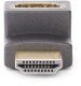 Adapter AV StarTech StarTech.com Down Angle HDMI 2.0 Adapter, 90-Degree HDMI Port Saver, M/F - High Speed - HDMI-Adapter - HDMI mannlich zu HDMI weiblich nach oben angewinkelt - Schwarz - Support von 4K 60 Hz, bi-direktional, Passiv 4