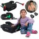 FOTELIK SAMOCHODOWY PODKŁADKA SIEDZISKO Z ISOFIX CZARNY R129 125-150 CM 1