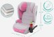 Fotelik samochodowy Stabilus FOTELIK SAMOCHODOWY MODEL BIANCA SZARO-RÓŻOWY R129 100-150 CM ISOFIX 5