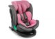 Fotelik samochodowy KinderKraft FOTELIK SAMOCHODOWY rotacyjny LEONARDO 360 różowo-szary 40-150 CM R129 ISOFIX 3