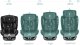 Fotelik samochodowy KinderKraft FOTELIK SAMOCHODOWY obrotowy 360 szaro-czarny 40-150 CM i-Size R129 ISOFIX 3