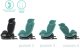 Fotelik samochodowy KinderKraft FOTELIK SAMOCHODOWY obrotowy 360 szaro-czarny 40-150 CM i-Size R129 ISOFIX 4