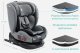 Fotelik samochodowy KinderKraft FOTELIK SAMOCHODOWY obrotowy 360 szaro-czarny 40-150 CM R129 ISOFIX 4