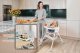 Ecotoys KRZESEŁKO DO KARMIENIAZ FUNKCJĄ BUJACZKA DLA DZIECI 6W1 SKŁADANE SZARE 6