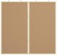 vidaXL Chalkboard: Tablica kredowa Czarny 80 x 1.4 x 80 cm 6
