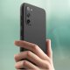 Etui Czarne Matowe Silikon Slim do Samsung S20 FE + SZKŁO 9H 7