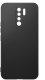 ZESTAW Etui do Xiaomi Redmi 9 | Matowe Czarne Silikon Slim + 2 SZTUKI SZKŁO 6