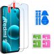 ZESTAW Etui do Xiaomi Redmi 9 | Matowe Czarne Silikon Slim + 2 SZTUKI SZKŁO 8