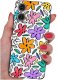 Etui do Motorola Moto G85 5G WZORY |SILIKONOWE MATT CASE 1