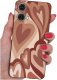Etui do Motorola Moto G85 5G WZORY |SILIKONOWE MATT CASE 1