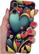 krainaGSM Etui do Motorola Moto G85 5G WZORY SILIKONOWE MATT CASE 1