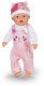 Zapf Baby born - Onesie with Hat 43cm 2