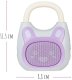 Głośnik Bluetooth Alilo Pocket Bunny K1 PURPLE - fioletowy EDUKAMP 22