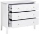 Komoda 3 szuflady ASSISI Biały 7