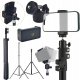 Statyw Tripod Uchwyt Na Aparat Telefon Stabilny Wysoki I Uniweralsny 210 Cm 1