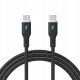 Kabel USB Akyga USB-C - USB-A 1 m Czarny (AK-USB-67) 1