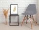 Szare krzesło skandynawskie stylowe do salonu kuchni i biura 11