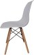 Szare krzesło skandynawskie stylowe do salonu kuchni i biura 14