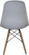 Szare krzesło skandynawskie stylowe do salonu kuchni i biura 9