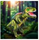 Zdalnie Sterowany Dinozaur Na Pilot Interaktywny T-Rex Chodzi Ryczy Led 14