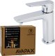 Bateria umywalkowa Avapax Quasar stojąca chrom (ABQA111111) 1