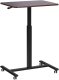 Regulowany stolik pod laptopa 65 x 48 cm ciemne drewno ACADEMIA 1