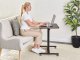 Regulowany stolik pod laptopa 65 x 48 cm ciemne drewno ACADEMIA 2