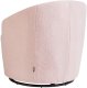 Fotel obrotowy DAVIK Boucle Pastelowy róż 5