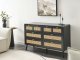 Komoda 6 szuflad MOURA Czarny 2