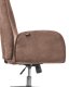 Krzesło biurowe Beliani Clare Brązowe 7