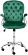 Krzesło biurowe Obrotowy PRINCESS Welur Zielony 4