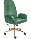 Krzesło biurowe CLARE Welur Zielony 1