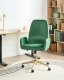 Krzesło biurowe CLARE Welur Zielony 2