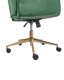 Krzesło biurowe CLARE Welur Zielony 8