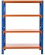 Regał magazynowy FIUGGI Metal 150 cm 60 cm Pomarańczowy 4
